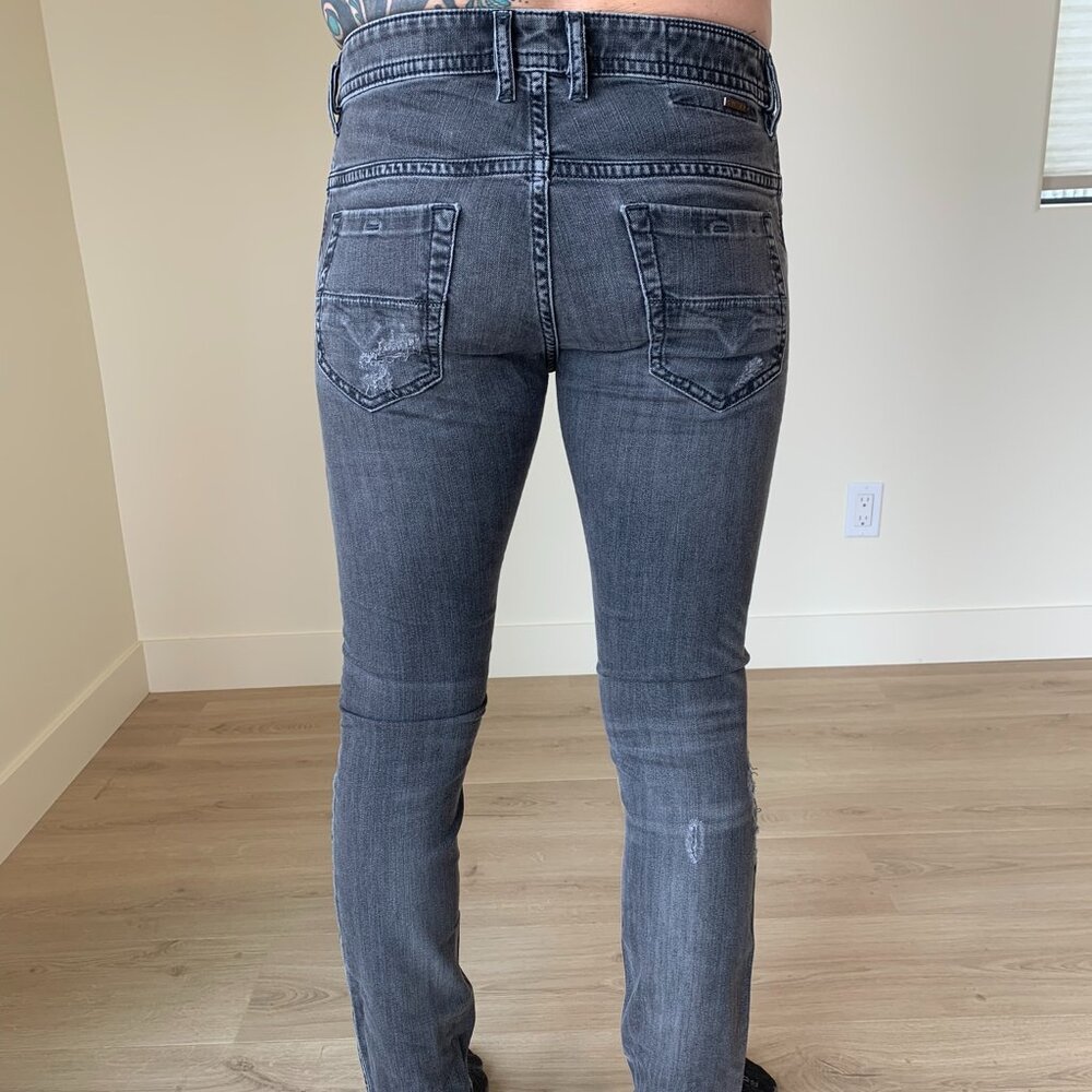 Diesel Thommer Slim-Skinny Gray Jeans W27 L30